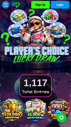 Tirage au sort mobile du casino Sloto Stars