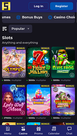 Slotobit Casino Mobile Games