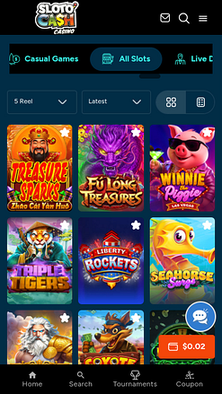 Giochi per dispositivi mobili SlotoCash