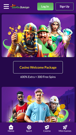 Promotions mobiles de SlotsAmigo Casino