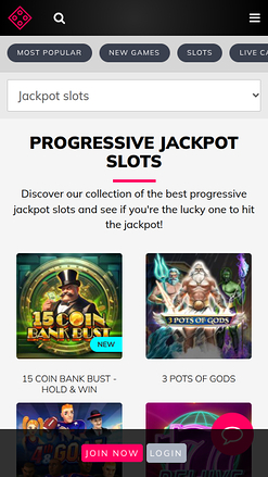 Jackpot mobile di SlotsandCasino