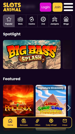 Jeux mobiles de Slots Animal Casino