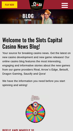 Blog mobile de Slots Capital Casino