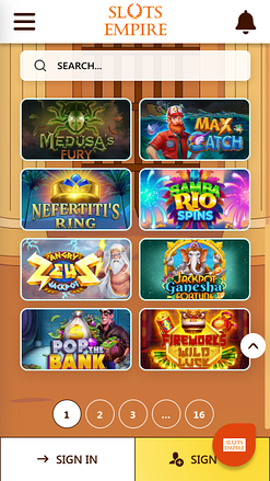 Slots Empire Casino Mobile Games