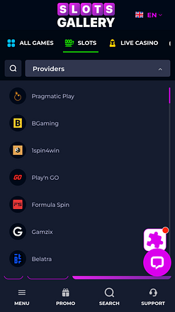 Slots Gallery Casino Mobile Game Developers