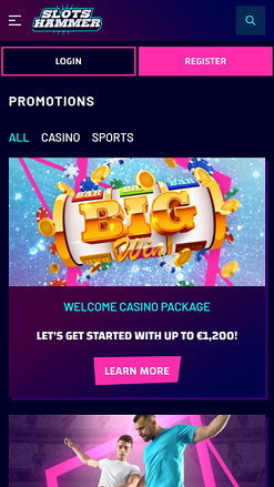 SlotsHammer Casino Mobile Promotions
