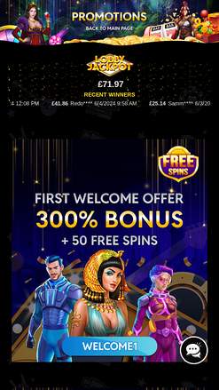 Promotions mobiles de Slots N Roll Casino