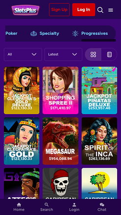 Мобильный джекпот Slots Plus Casino