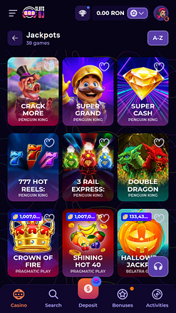 Jackpot móvil de SlotsDj Casino