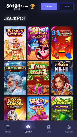 Slotsite.com Casino mobile Jackpot