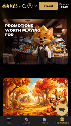 SlotStake Casino Mobile-Aktionen