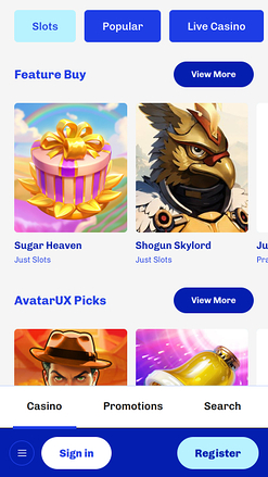 Juegos móviles de Slotti Casino