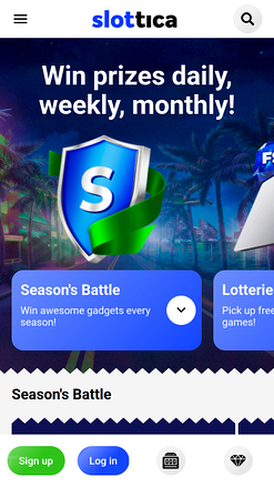 Promotions mobiles de Slottica Casino