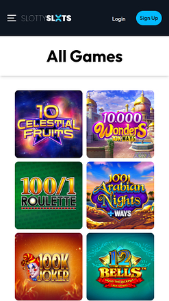 Slotty Slots Casino mobile Spiele