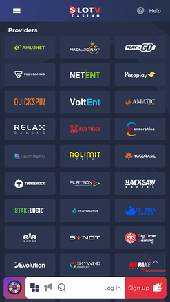 Développeurs de jeux mobiles de SlotV Casino