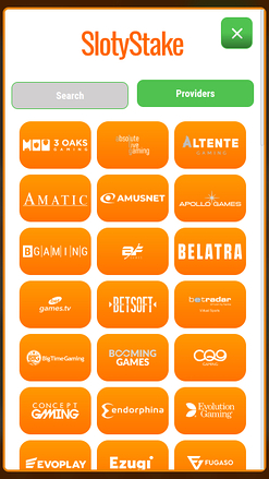 Sviluppatori di giochi mobile di SlotyStake Casino