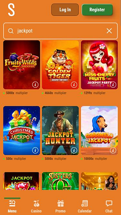 SlotyStake Casino Mobile Jackpot