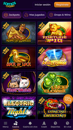 Jackpot mobile de Somos Casino
