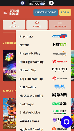 Développeurs de jeux mobiles de Spilleboden Casino