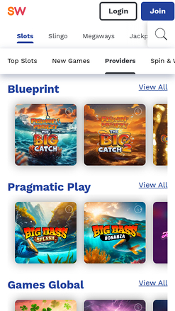 Développeurs de jeux mobiles de Spin and Win Casino