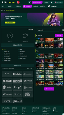 Croupier en direct mobile de SpinBetter Casino