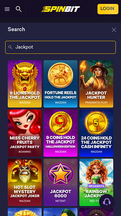 Bote móvil de SpinBit Casino