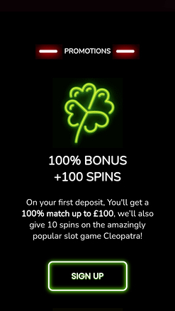 Promotions mobiles de Spin Slots Casino