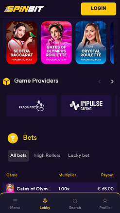 SpinBit Casino Mobile Game Developers