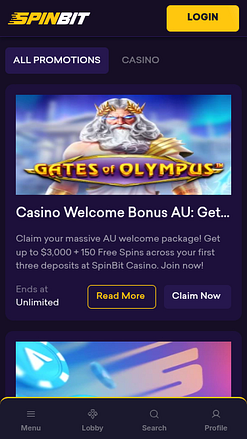 SpinBit Casino Mobile Promotions
