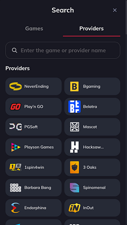 Desarrolladores de juegos móviles de SpinEmpire Casino