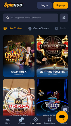 Spinhub Casino Live Dealer