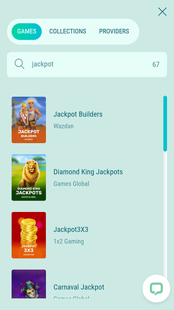 Jackpot mobile du casino Spinia