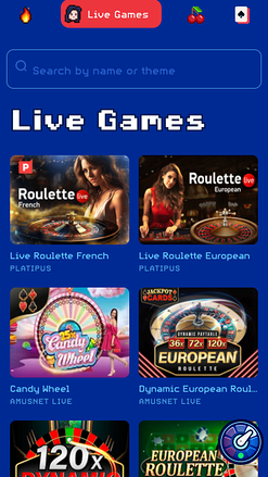 Spinly Casino Mobile Live Dealer