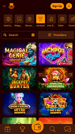 Spinscastle Casino Mobile Jackpot