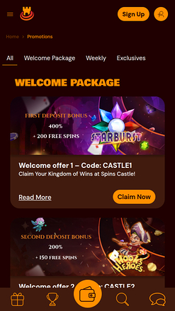 Spinscastle Casino Mobile Promotions