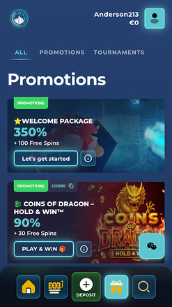 Promotions mobiles du casino Spintropolis