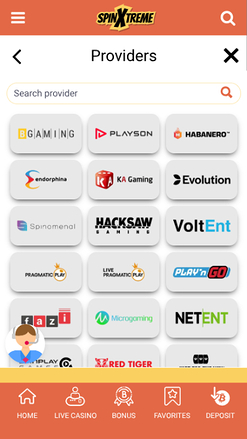Capture d'écran de SpinXtreme pour mobile par les développeurs du jeu