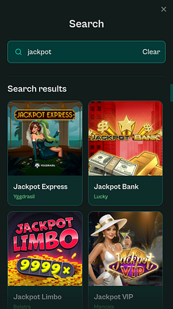 Jackpot mobile du casino Spinzen
