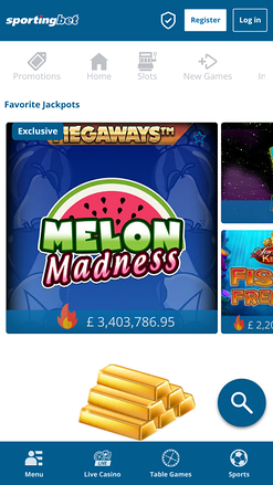 Sportingbet Casino Mobile Jackpot
