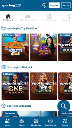 Sportingbet Casino Mobile Live Dealer