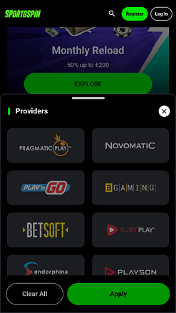 Разработчики мобильных игр для казино Sportospin