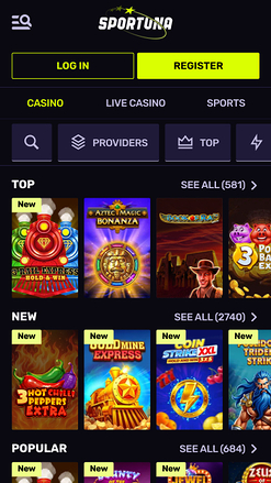 Sportuna Mobile Games