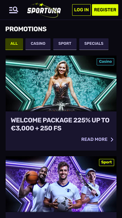 Sportuna Mobile Promotions