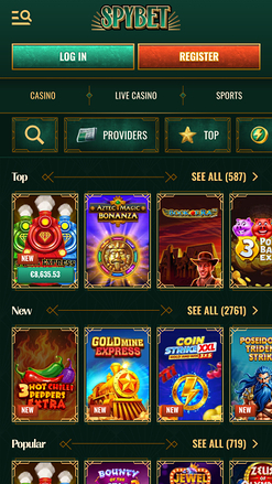 Giochi per cellulari Spybet Casino