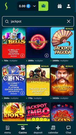 StakeMania Casino Mobile Jackpot