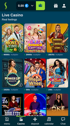 StakeMania Casino Mobile Live Dealer