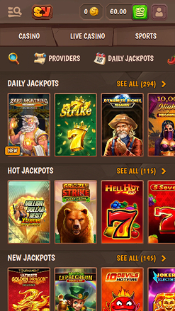 Mobiler Jackpot von Stone Vegas Casino