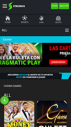 Jeux mobiles de casino Strendus