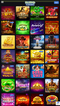 Jeux mobiles de Stupid Casino