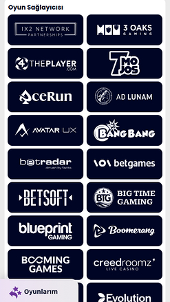 Sviluppatori di giochi mobile di Superbahis